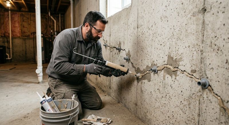 Basement Foundation Repair in Battle Creek, MI
