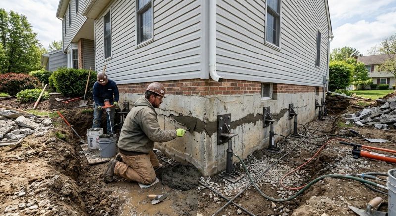 Basement Foundation Repair in Colon, MI