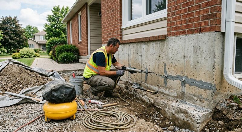 Basement Foundation Repair in Otsego, MI