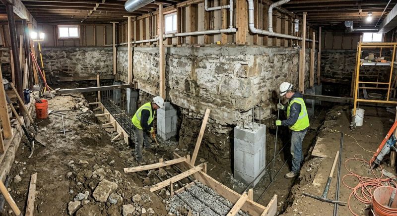 Basement Underpinning in Kalamazoo County, MI