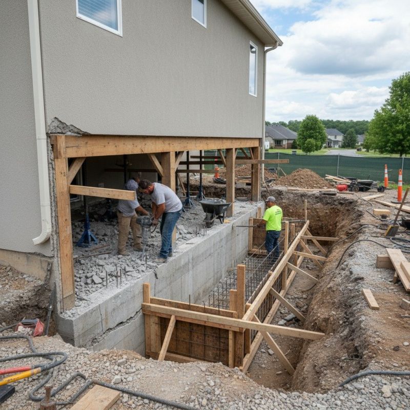 Building Foundation Repair in Mendon, MI