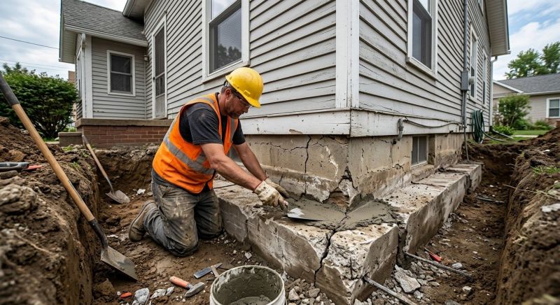 Building Foundation Repair in Mendon, MI