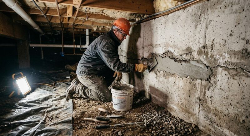 Building Foundation Repair in Scotts, MI