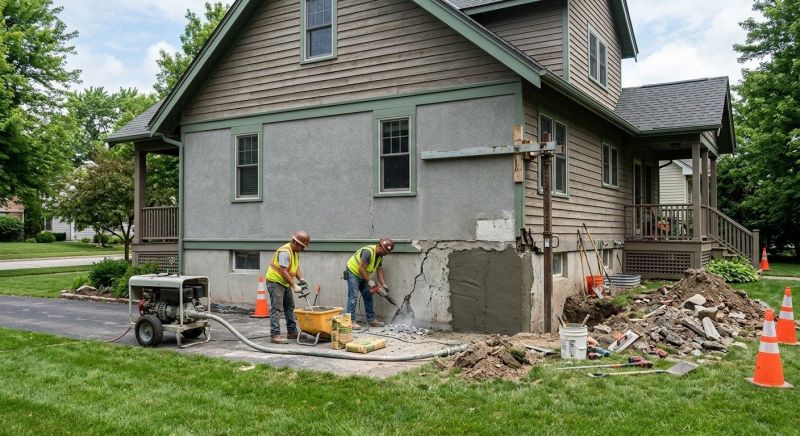 Building Foundation Repair in Union City, MI
