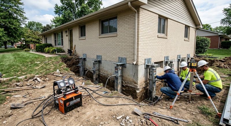 Concrete Foundation Leveling in Mendon, MI