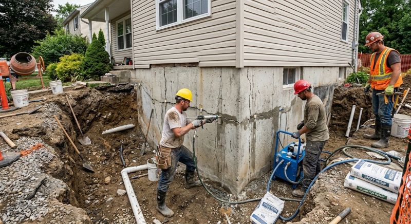 Concrete Foundation Repair in Calhoun County, MI