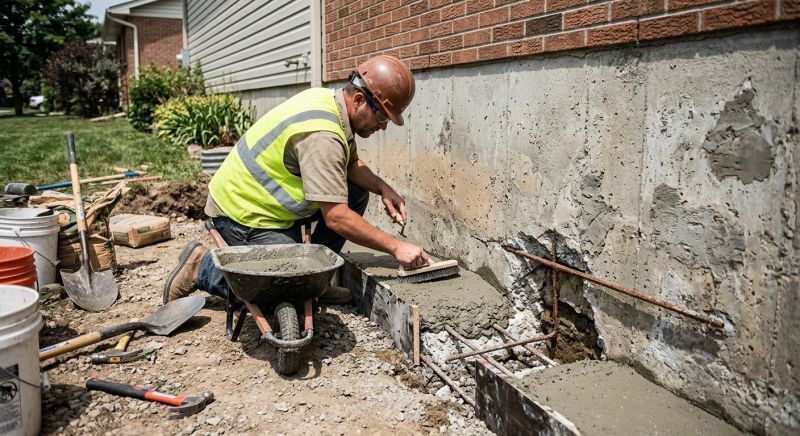 Concrete Foundation Repair in Paw Paw, MI