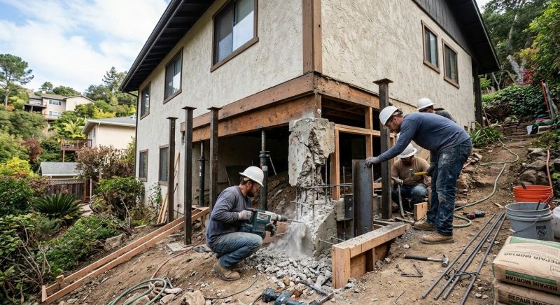 Concrete Foundation Repair in Paw Paw, MI