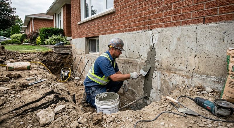 Concrete Foundation Repair in Scotts, MI