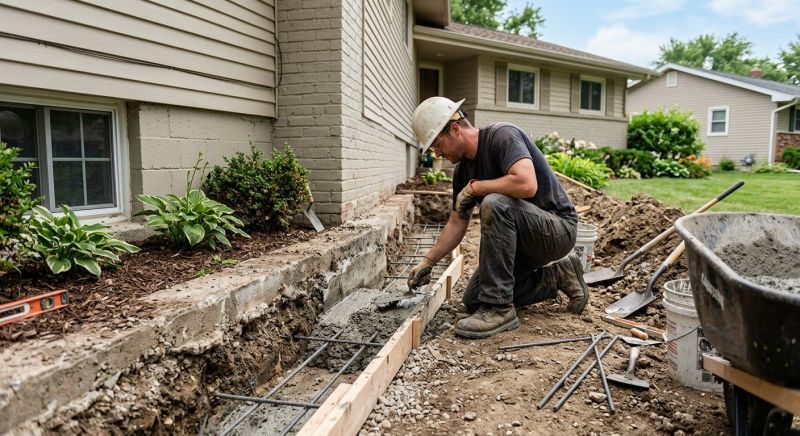 Concrete Foundation Repair in Three Rivers, MI