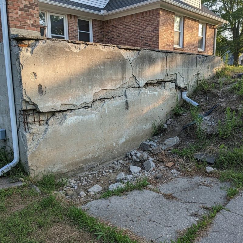 Cracked Foundation Repair in Vicksburg, MI