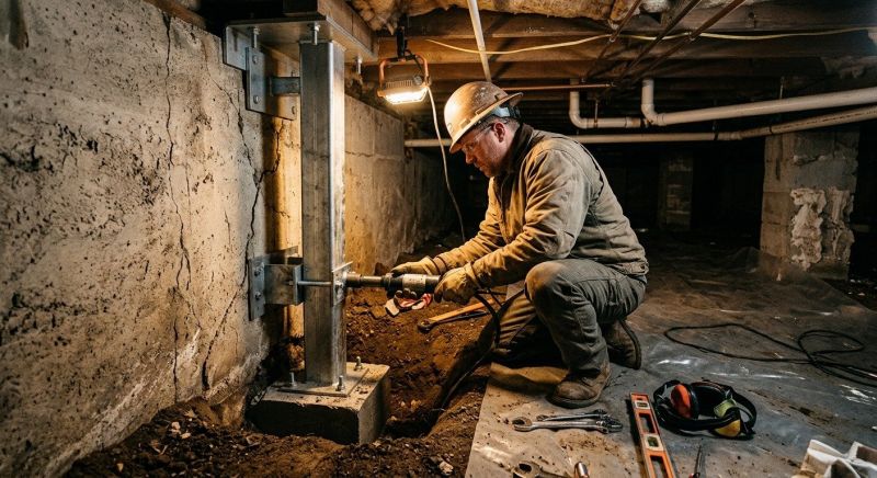 Crawlspace Foundation Repair in Galesburg, MI