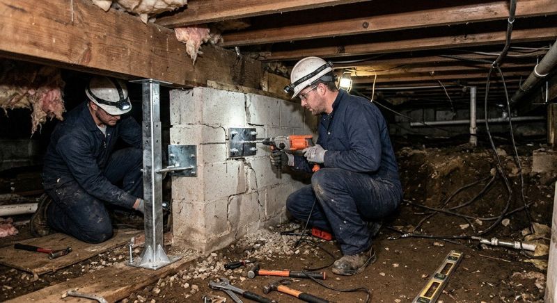 Crawlspace Foundation Repair in Mendon, MI