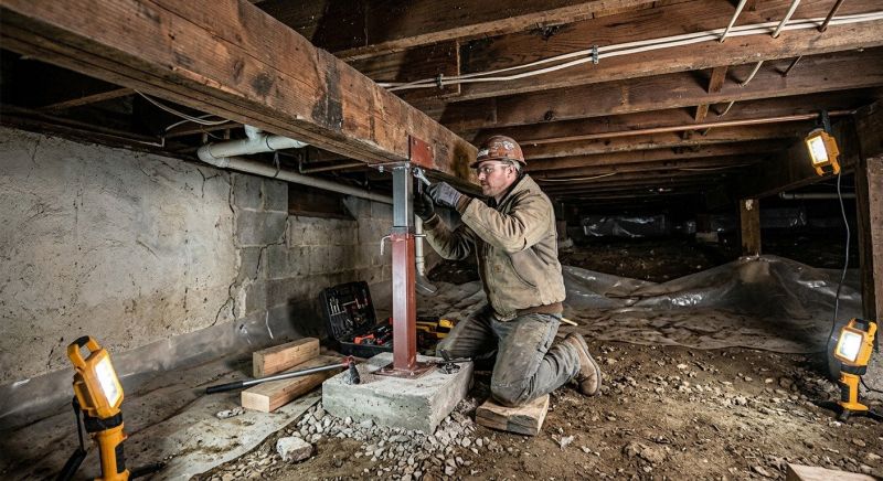 Crawlspace Foundation Repair in Otsego, MI