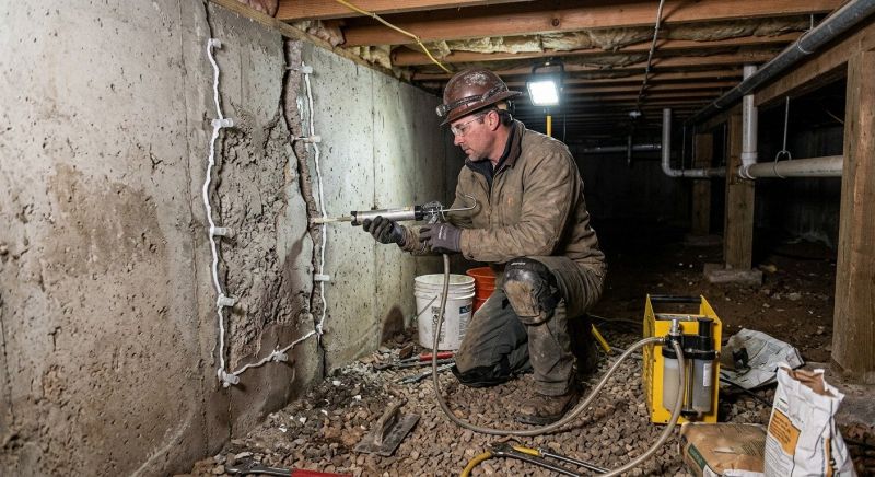 Crawlspace Foundation Repair in Scotts, MI