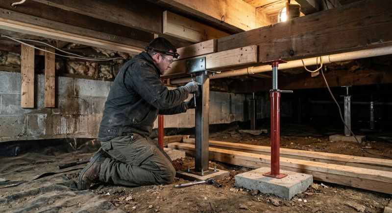 Crawlspace Structural Repair in Kalamazoo County, MI