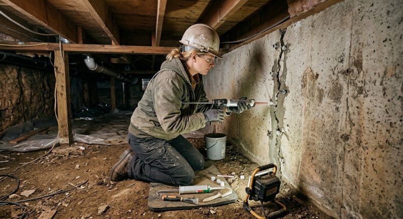 Deep Foundation Repair in Kalamazoo County, MI