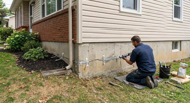 Foundation Crack Sealing in Kalamazoo County, MI