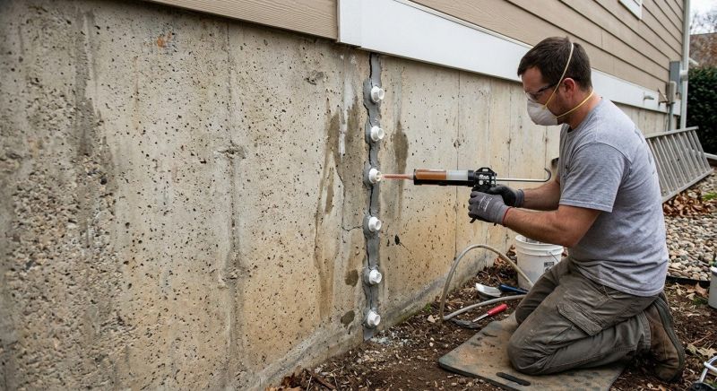 Foundation Cracks Repair in Kalamazoo County, MI