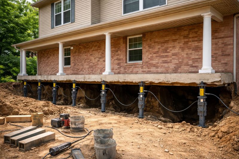 Foundation Jacking in Colon, MI