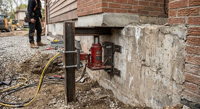 Foundation Jacking in Galesburg, MI