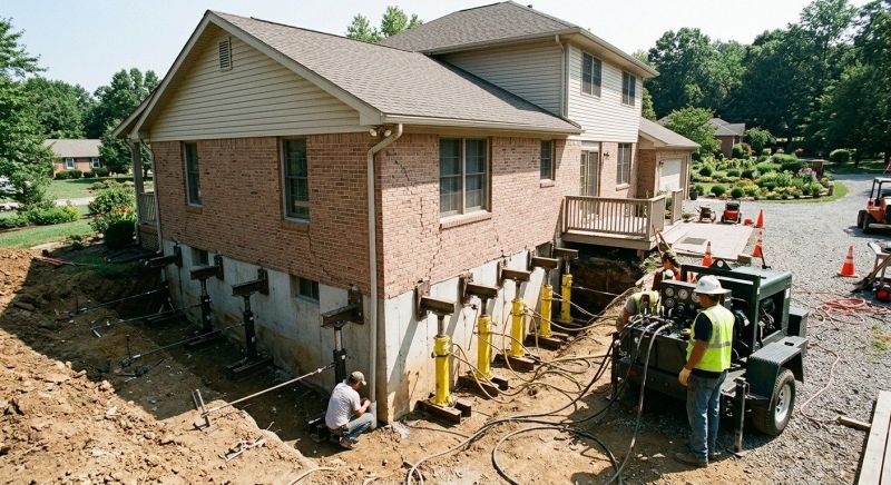 Foundation Jacking in Kalamazoo, MI
