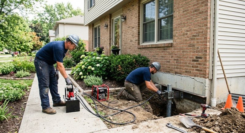 Foundation Jacking in Kalamazoo, MI