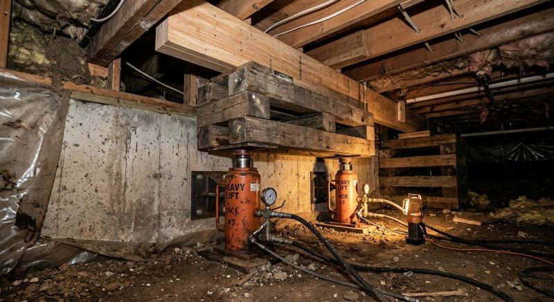 Foundation Jacking in Mendon, MI