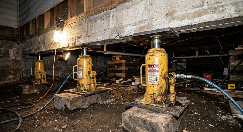 Foundation Jacking in Paw Paw, MI
