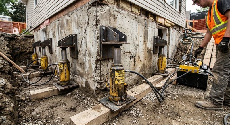 Foundation Jacking in Vicksburg, MI