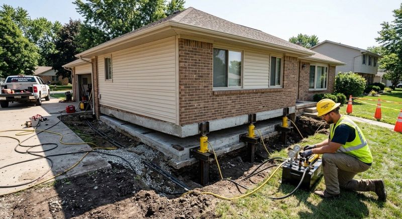 Foundation Lifting in Calhoun County, MI