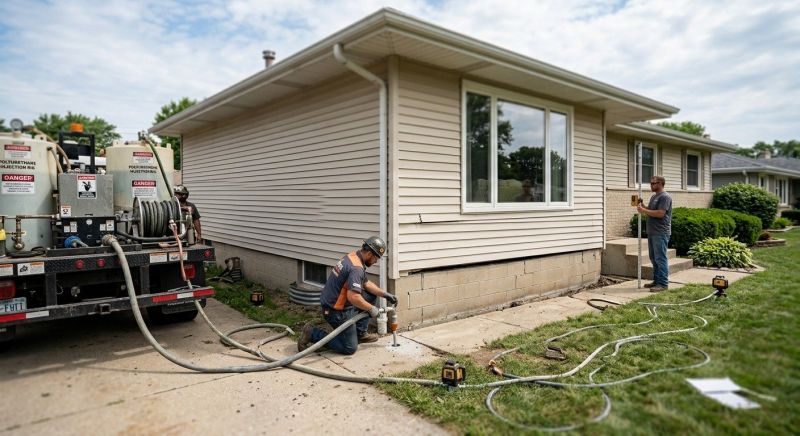 Foundation Lifting in Otsego, MI