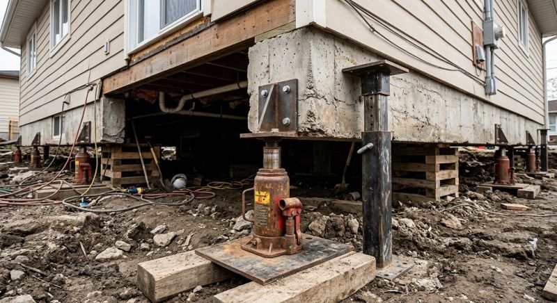 Foundation Lifting in Otsego, MI