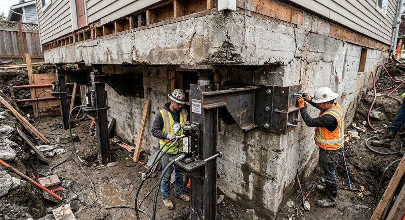Foundation Lifting in Plainwell, MI