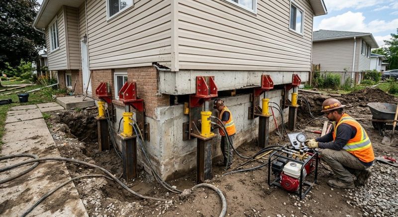 Foundation Lifting in Scotts, MI