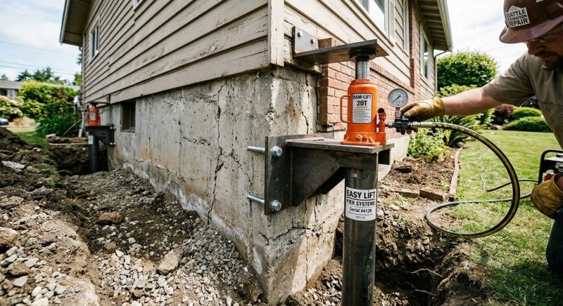 Foundation Lifting in Scotts, MI