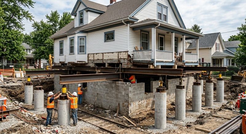Foundation Raising in Portage, MI