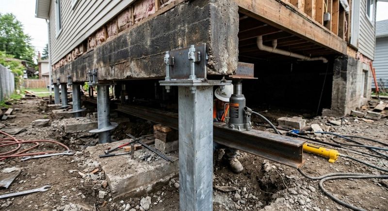Foundation Raising in Union City, MI