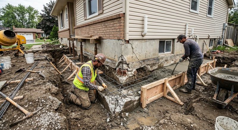 Foundation Repair in Gobles, MI