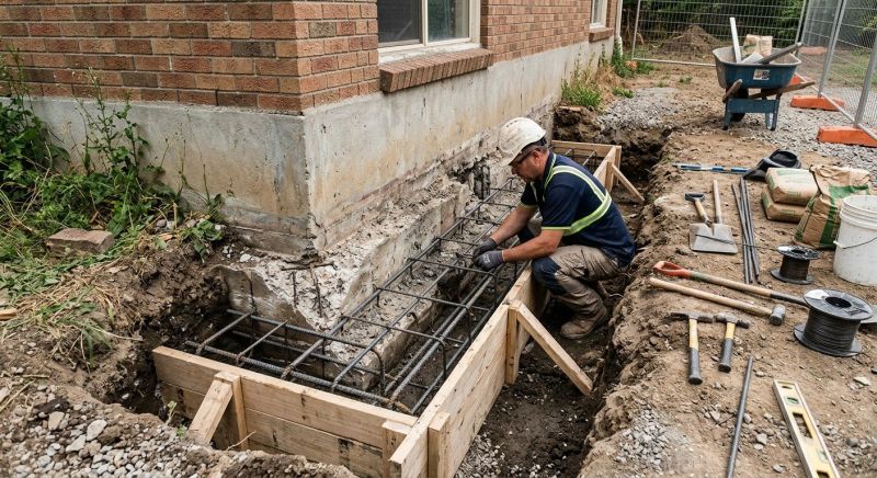 Foundation Repair in Three Rivers, MI