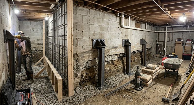 Foundation Stabilizing in Kalamazoo County, MI
