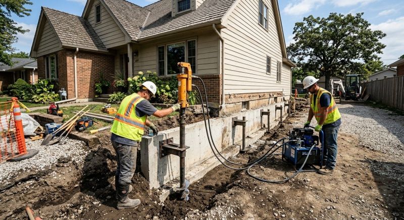 Foundation Stabilizing in Shelbyville, MI