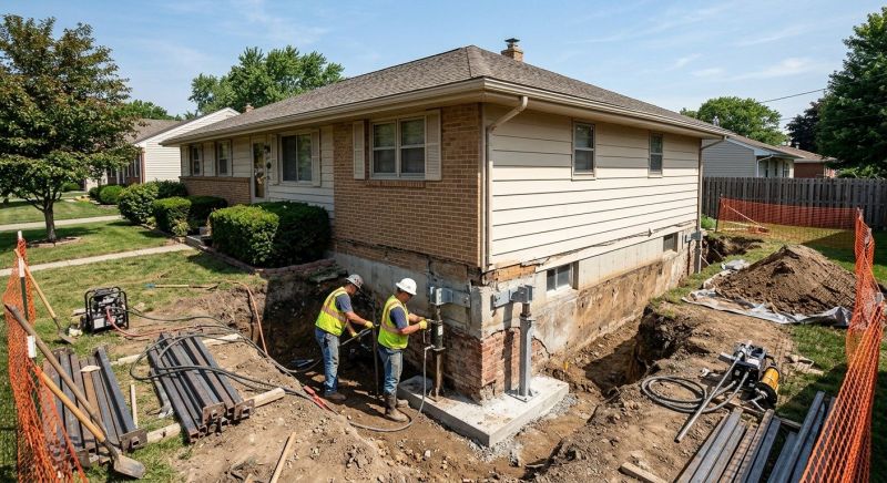 Foundation Underpinning in Kalamazoo County, MI