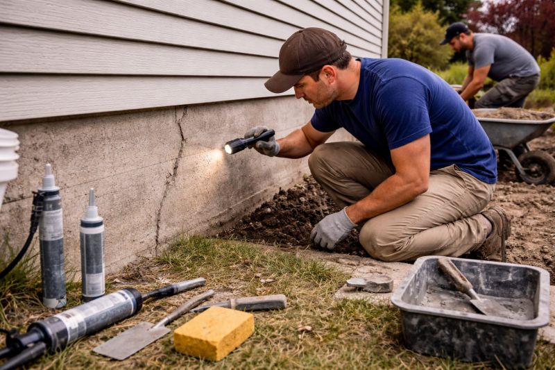 Home Foundation Repair in Mendon, MI
