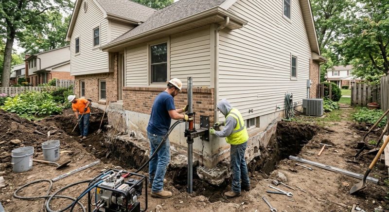 Home Foundation Repair in Shelbyville, MI
