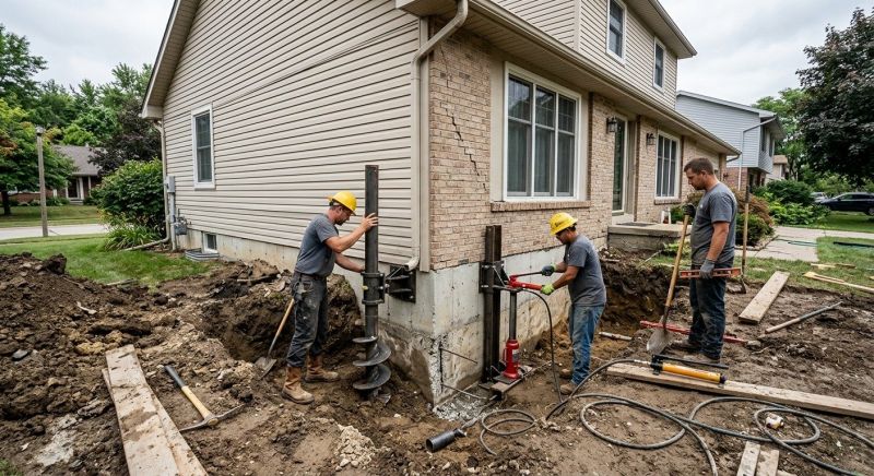 House Foundation Repair in Kalamazoo, MI