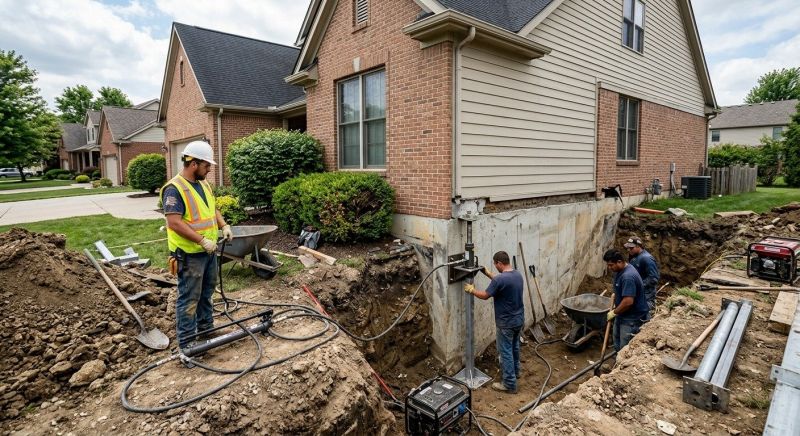 House Foundation Repair in Kalamazoo County, MI