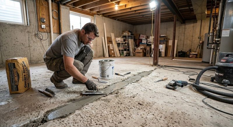 Slab Foundation Repair in Kalamazoo County, MI