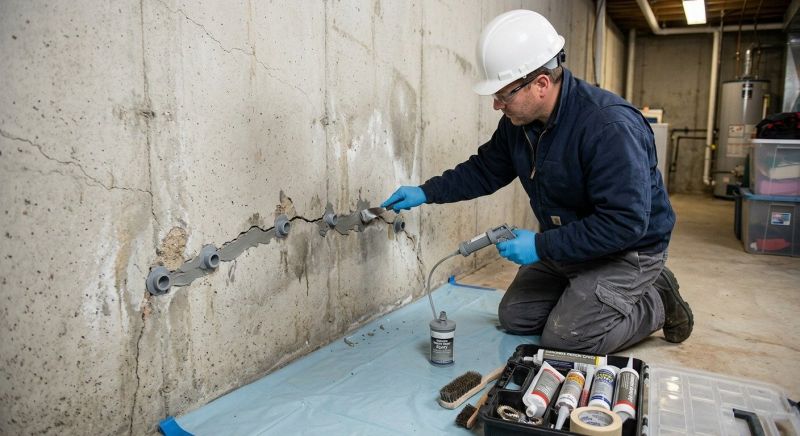 Structural Crack Repair in Kalamazoo County, MI