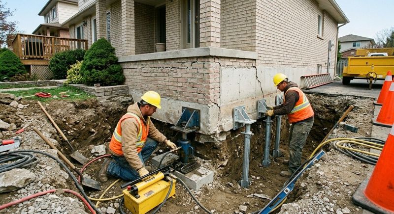 Structural Foundation Repair in Mendon, MI